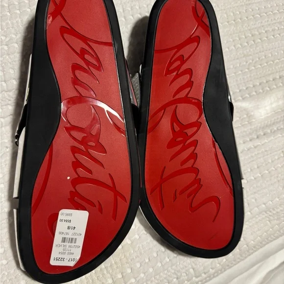 Christian Louboutin Men's Abubizz Slide Sandals size 8 (41) - Picture 2 of 4